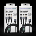 Cable 3 en 1 Fast Charging 100W