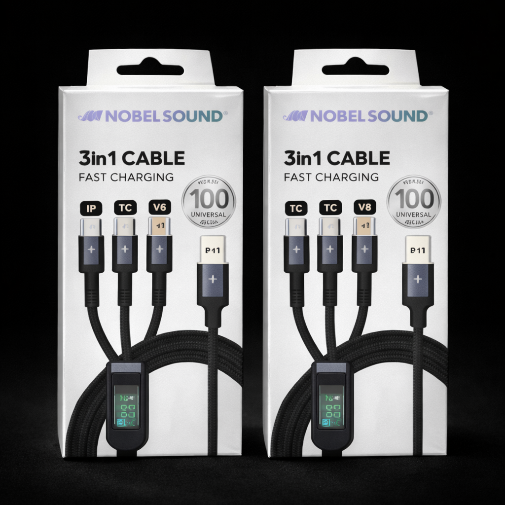 Cable 3 en 1 Fast Charging 100W