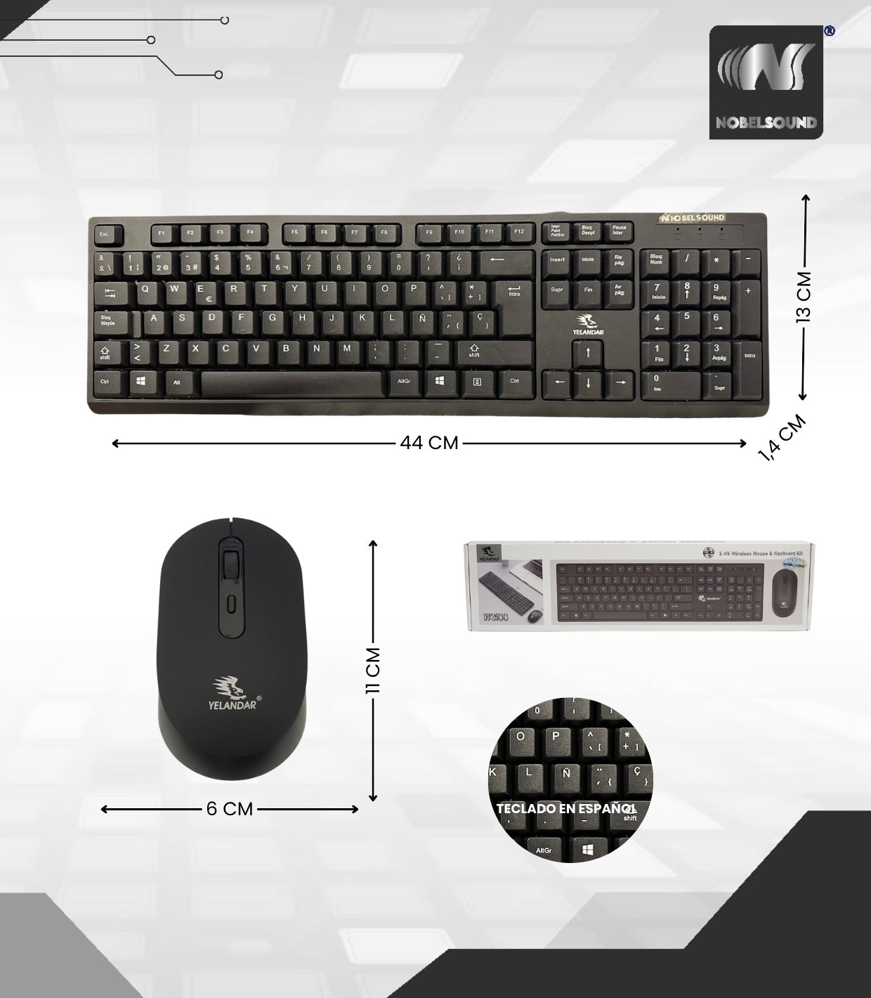 Combo Teclado + Mouse NB2641