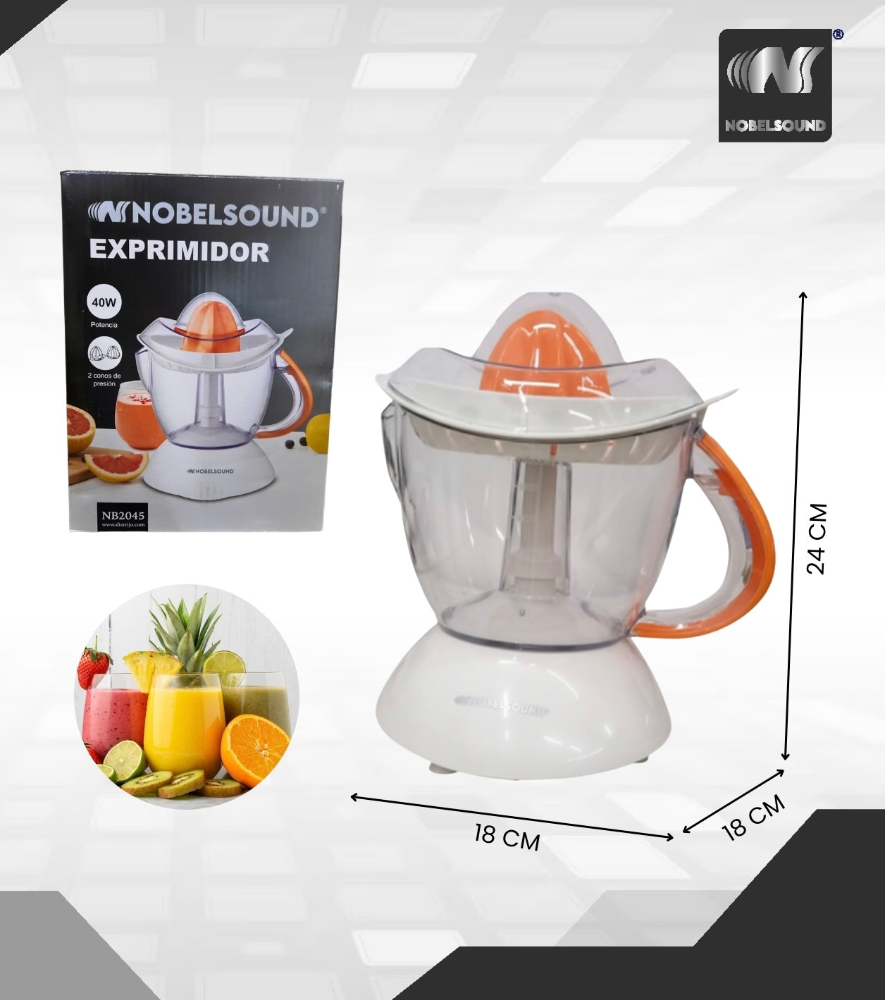 Exprimidor de Jugos Naturales 40W