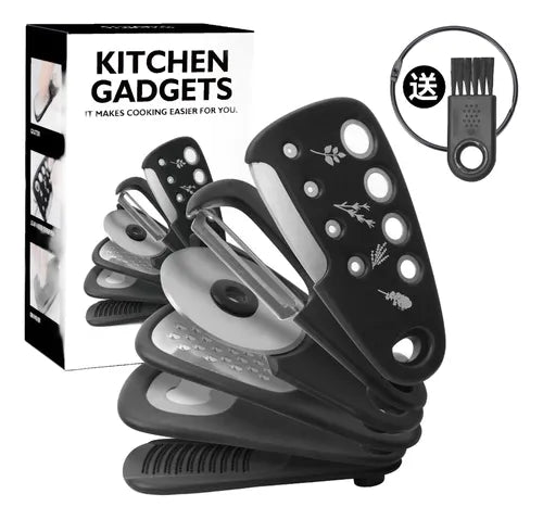 Kit de Gadgets de Cocina Multifuncional (Cortadores/Ralladores)