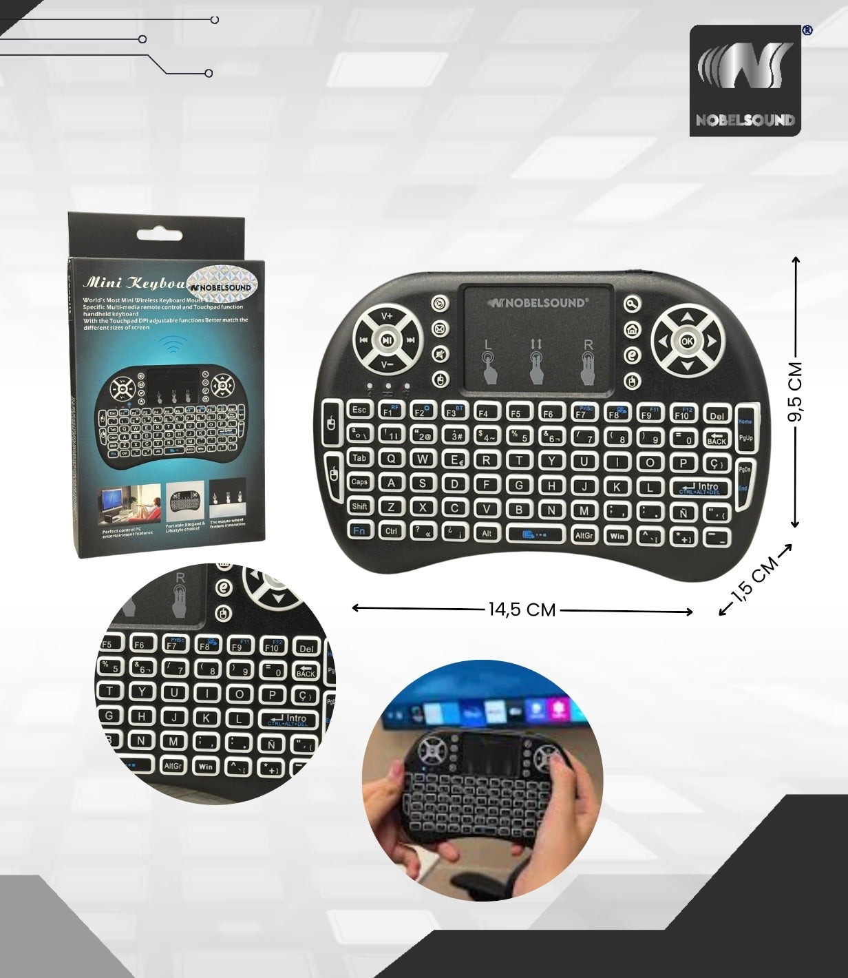 Mini Teclado Inalámbrico NB2645