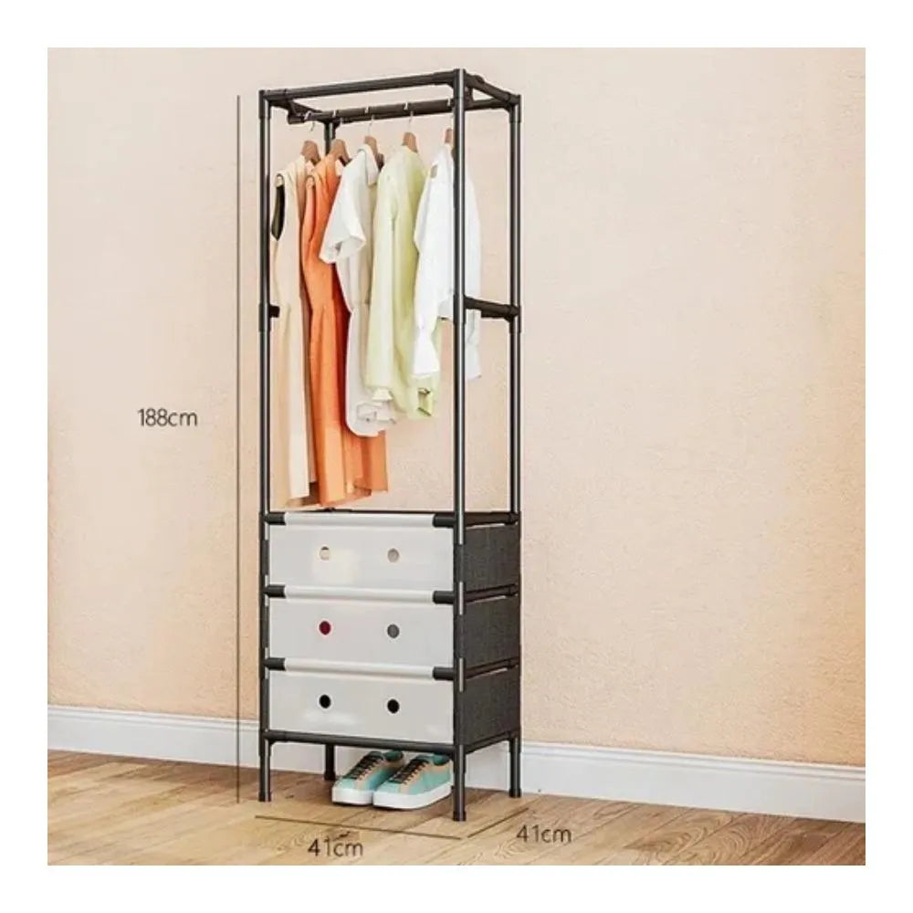 Closet Metálico Compacto con Cajones
