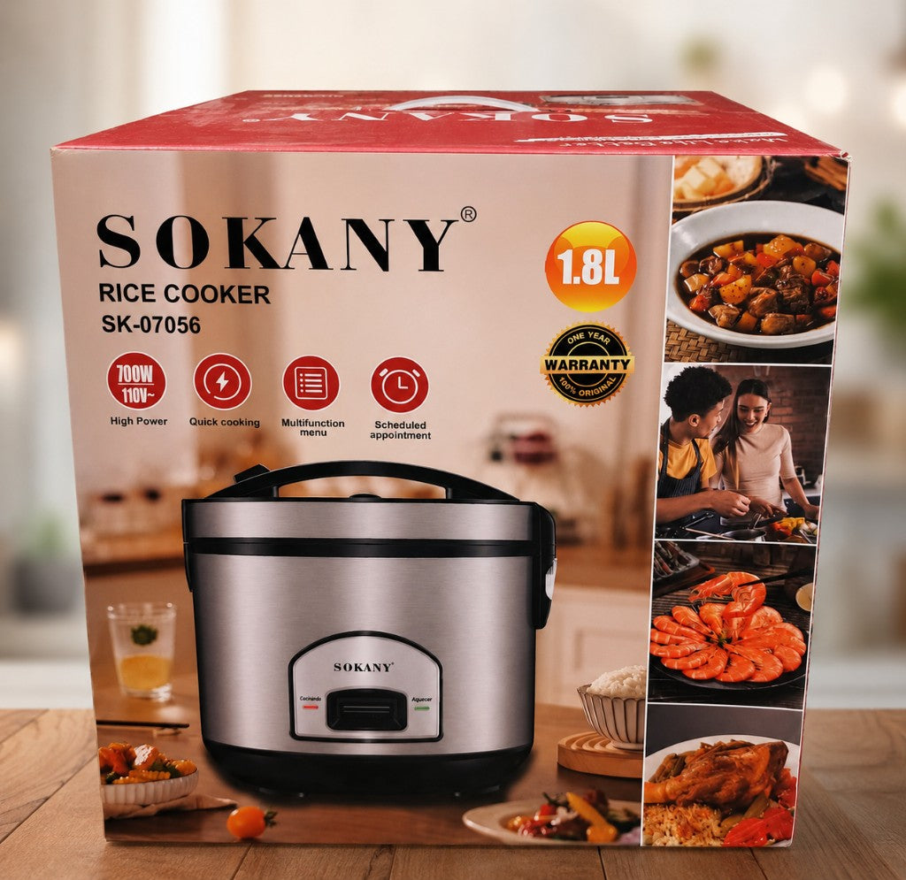Arrocera Sokany 1.8l Rice Cooker Sk-07056