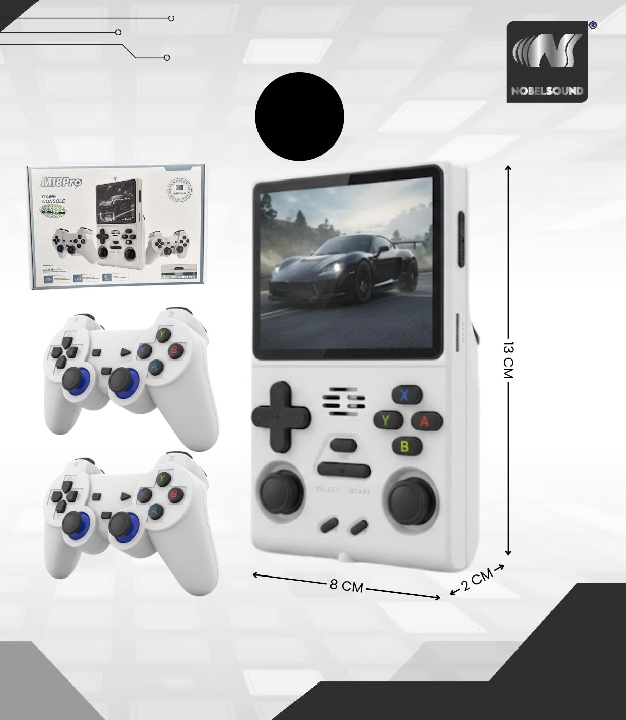 Consola M18 Pro Retro + 2 Controles