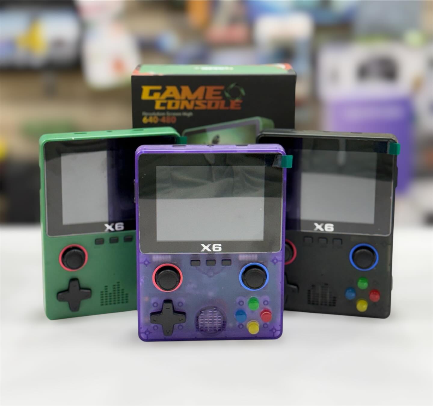 Consola Retro X6 con Pantalla LPS de 3.5 Pulgadas