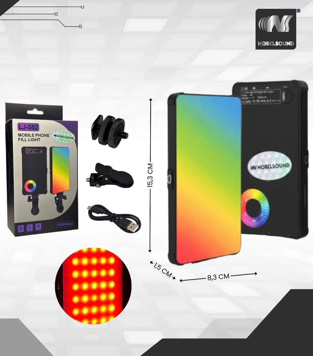 Mini Panel de Luz LED RGB 10W