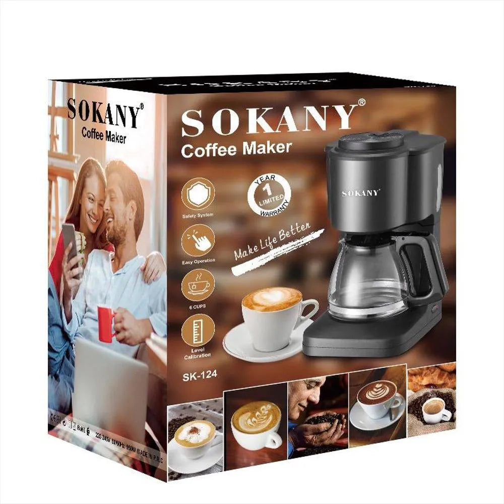 Cafetera Sokany Coffe Maker SK-124