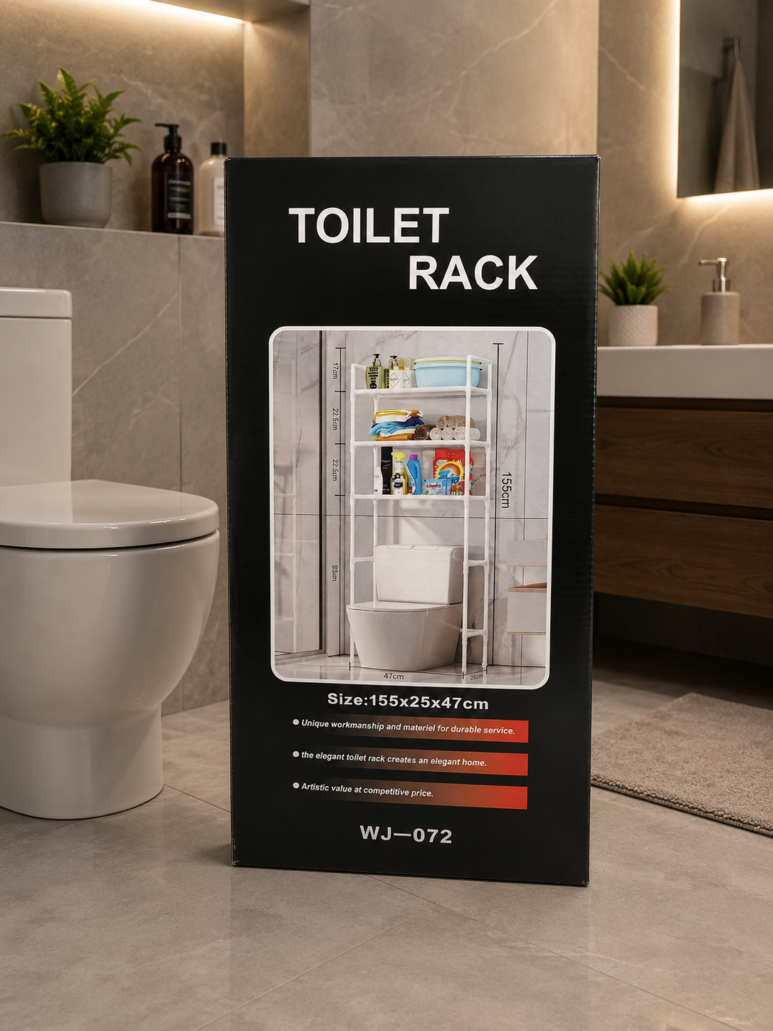 Organizador Baño Blanco 3 Niveles
