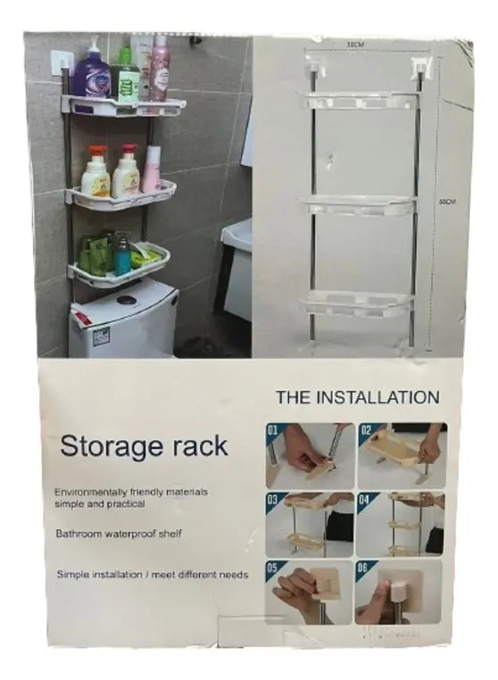 Organizador de Baño de Tres Niveles