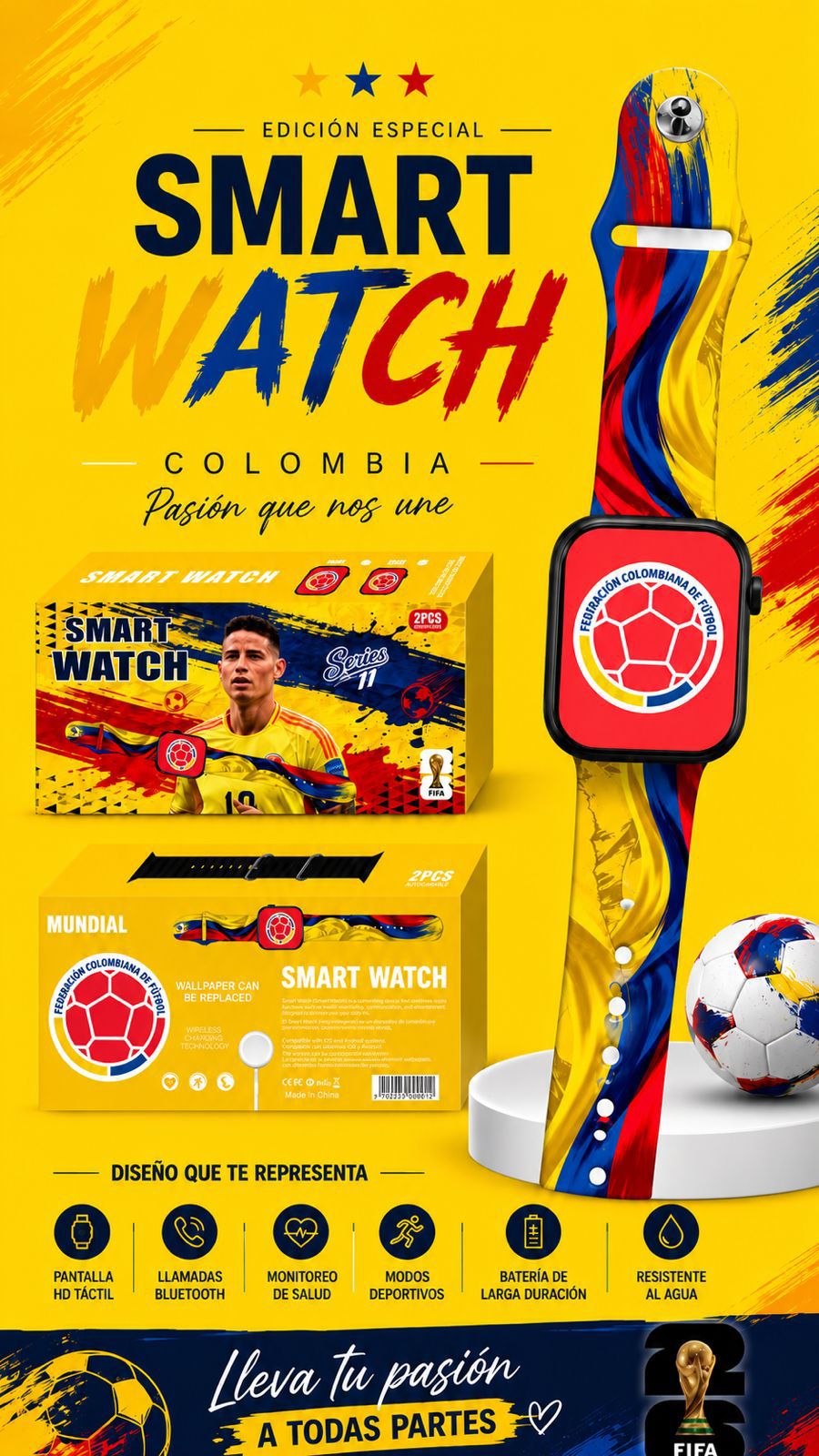 Reloj Inteligente Edición Colombia
