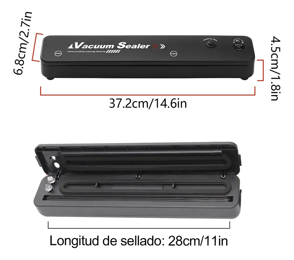 Selladora al Vacío (Negro)