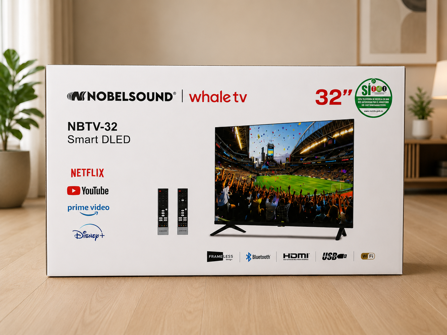 Televisor Smart Nobelsound 32"