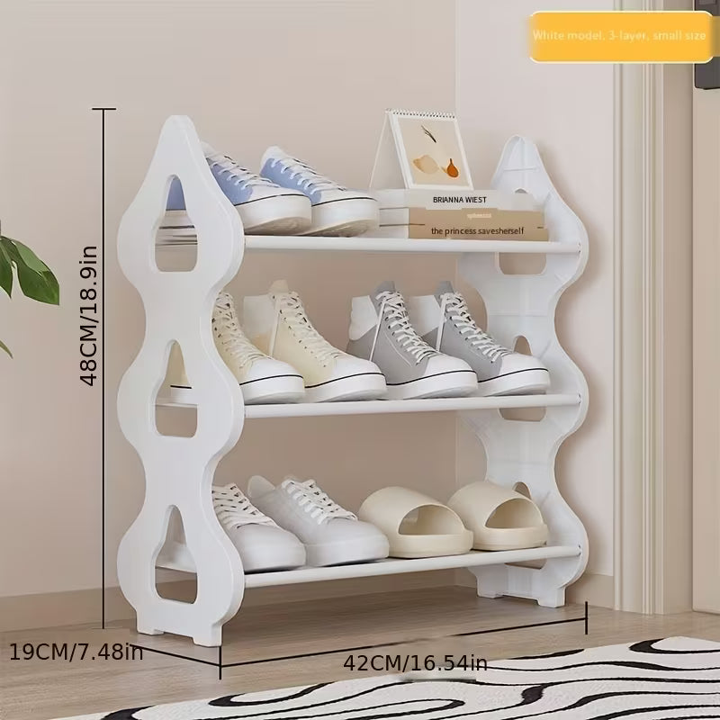 Zapatero Plegable de 3 Niveles