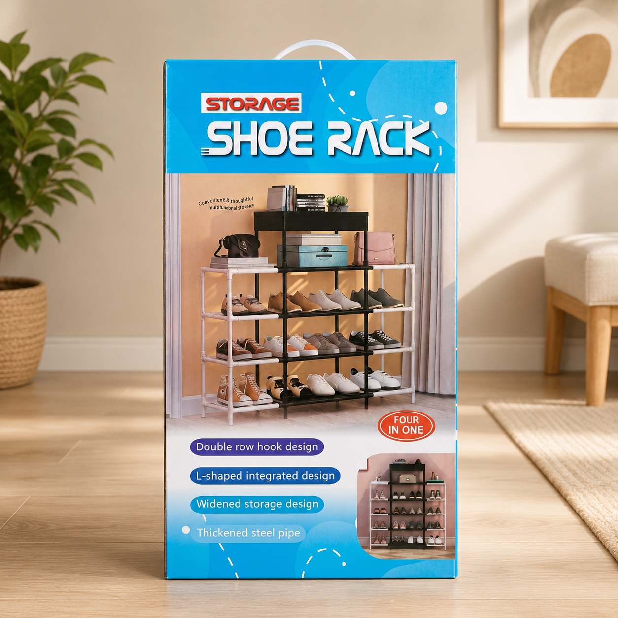 Zapatero x 3 con Estante
